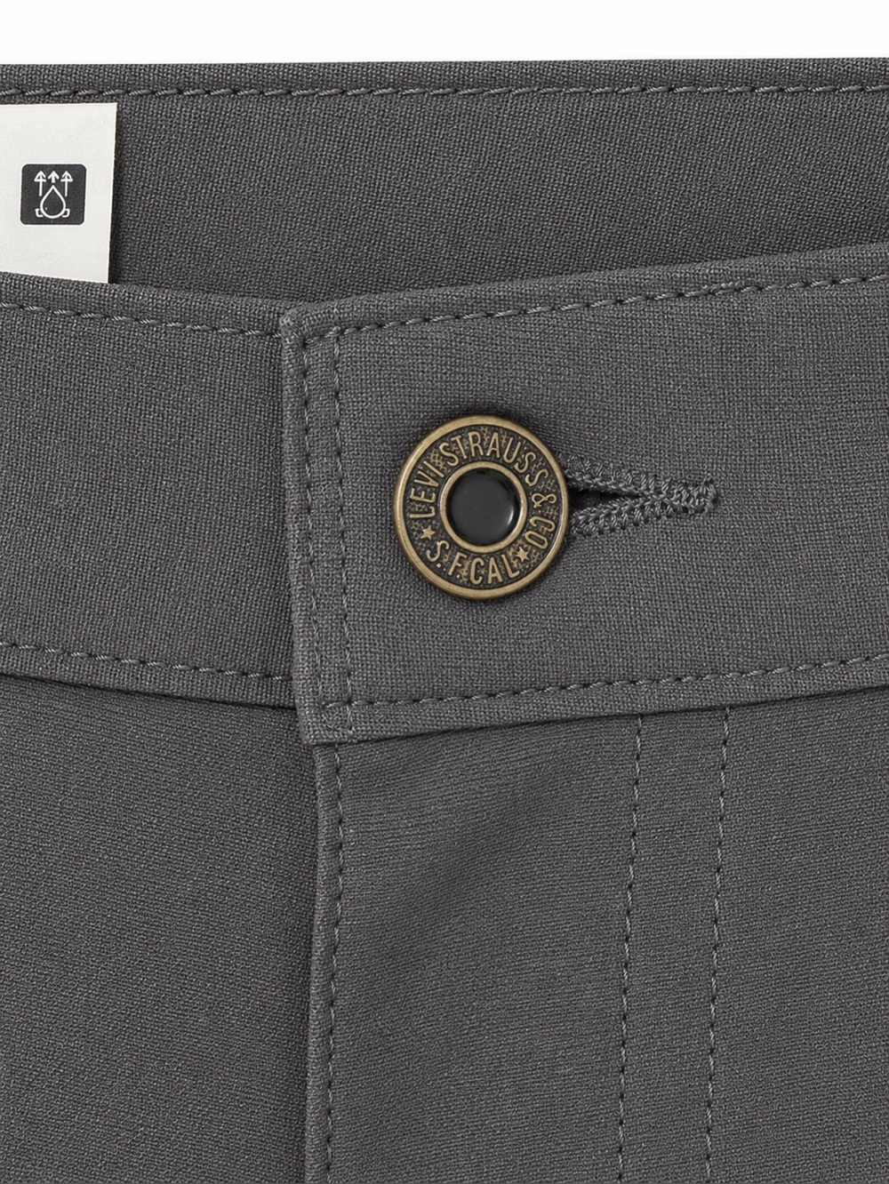 Levi’s 511 Slim Tech Men’s 38x30 Gray High Stretch Performance Pants NWT - Picture 4 of 6